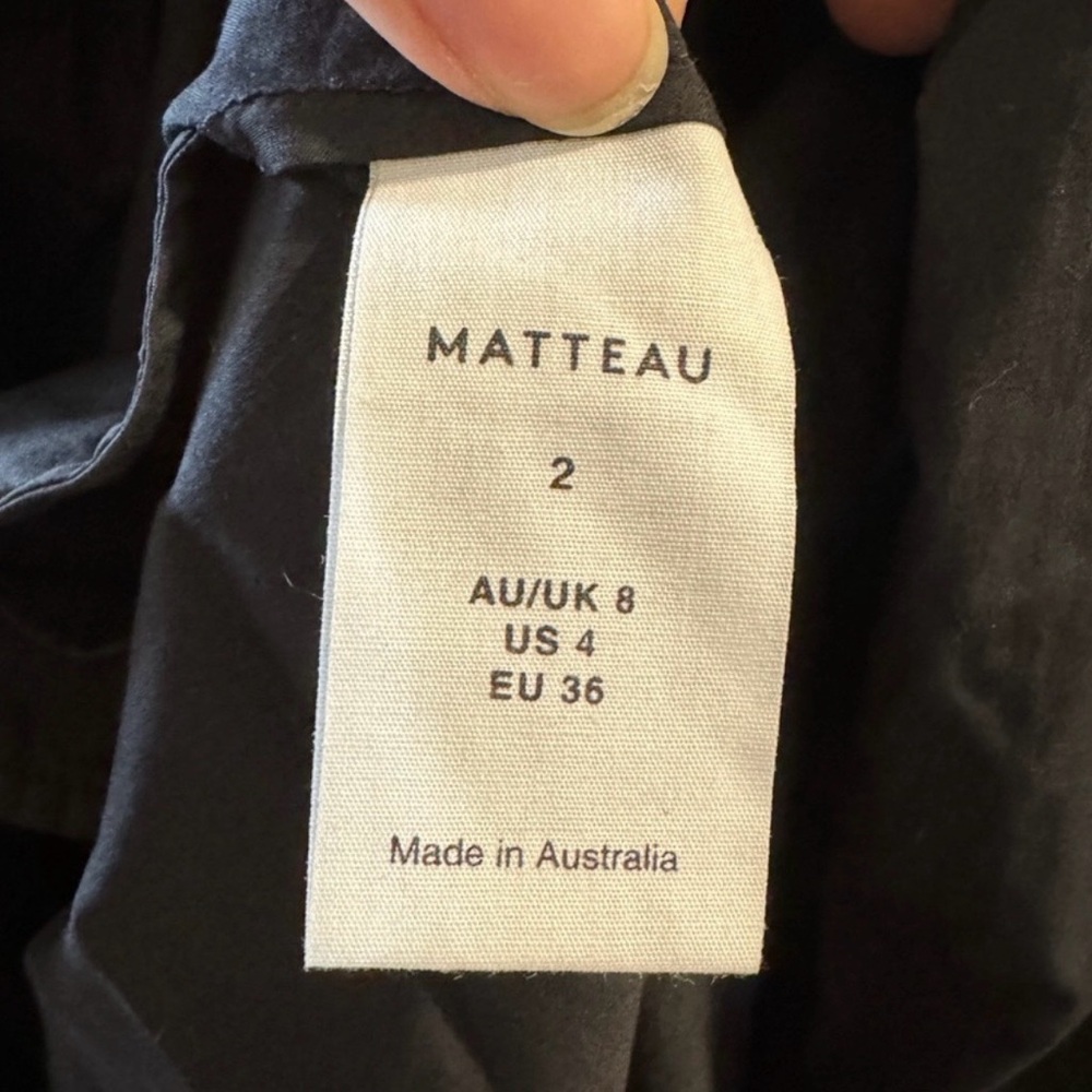Matteau One-Shoulder Black Maxi Dress - Picture 5 of 8
